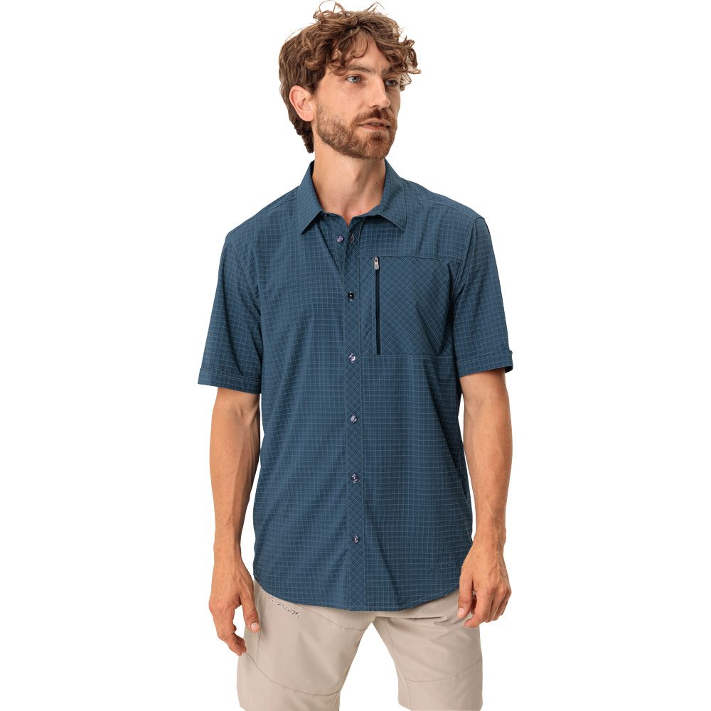 VAUDE Seiland IV Hemd Herren dark sea