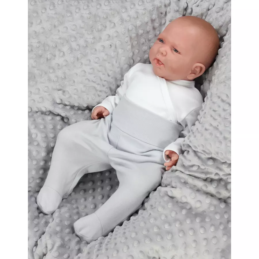 TupTam Baby Strampelhose mit Fuß 5er Pack rotgrau