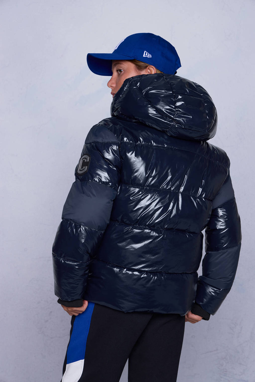 Coolcat winterjas Justin donkerblauw