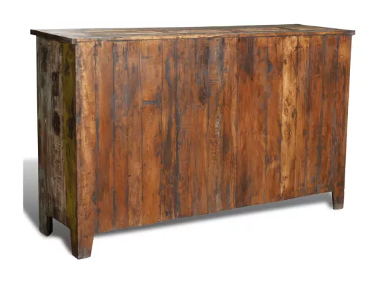 Armoire avec 16 tiroirs en style antique Bois massif recyclé