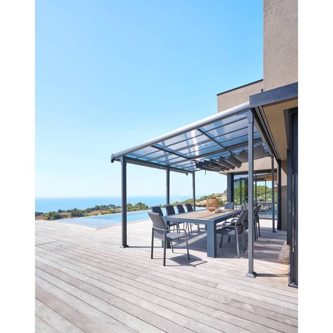 Toile de pergola ENOLIE Ardoise