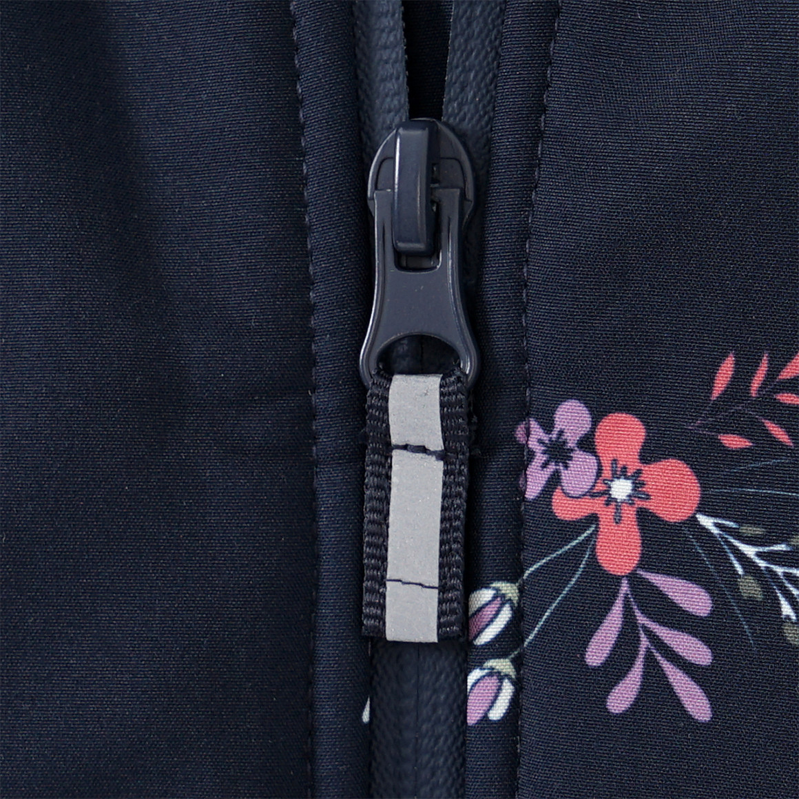 Topomini Baby Softshelljacke mit Blümchen-Print dunkelblau