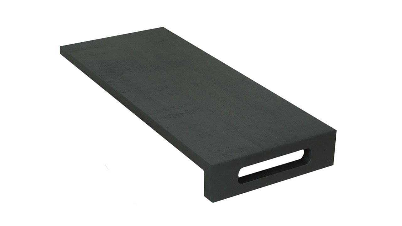 Dienblad zwart Drew B25 x D60 x H7 cm