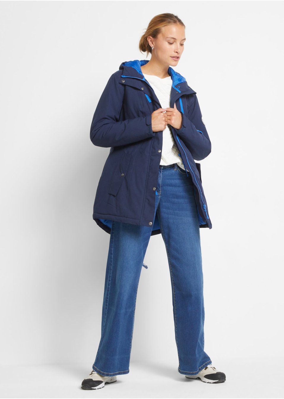 Parka fonctionnelle avec capuche en polyester recyclé