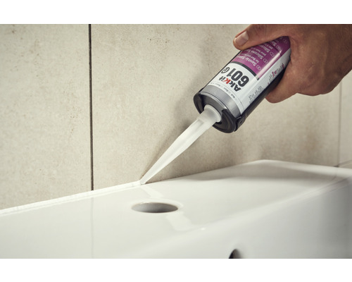 Akkit 601 sanitair siliconen antraciet 310 ml