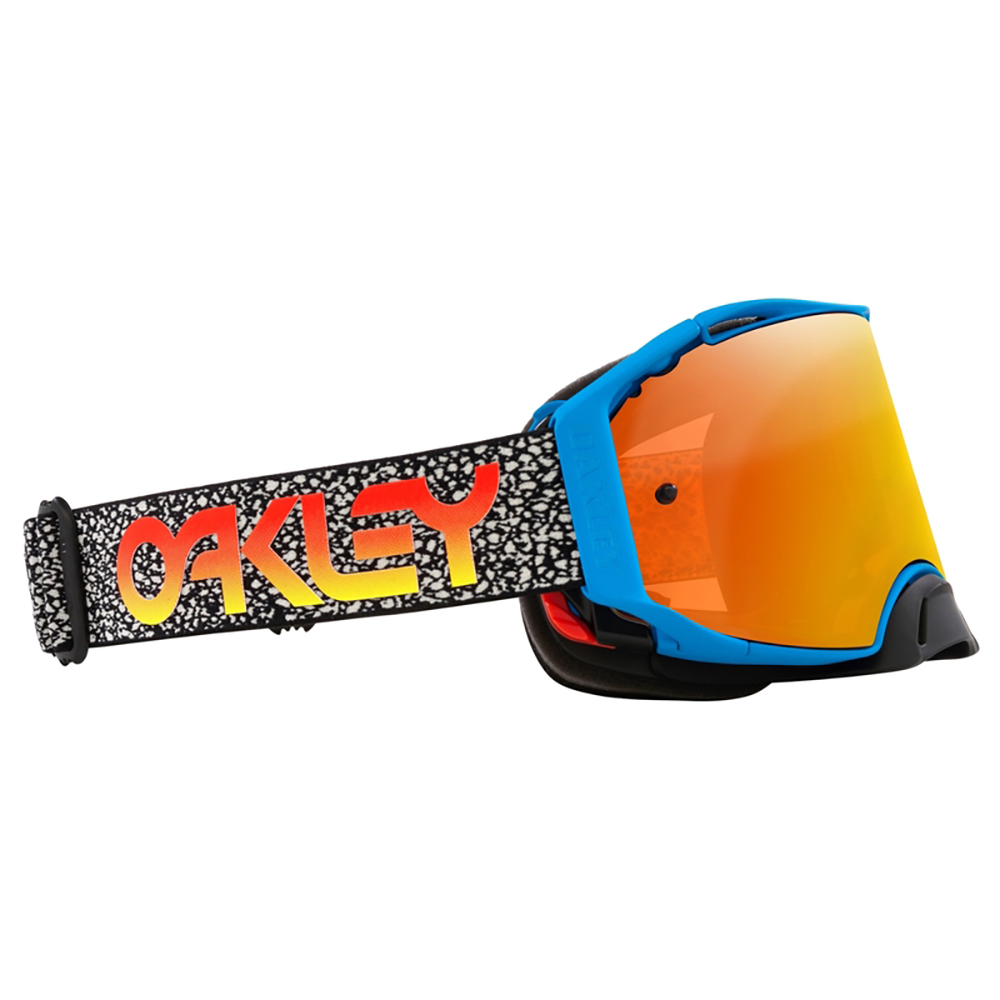 Oakley - Masque Airbrake MX - Ecran Iridium Bleu / Orange