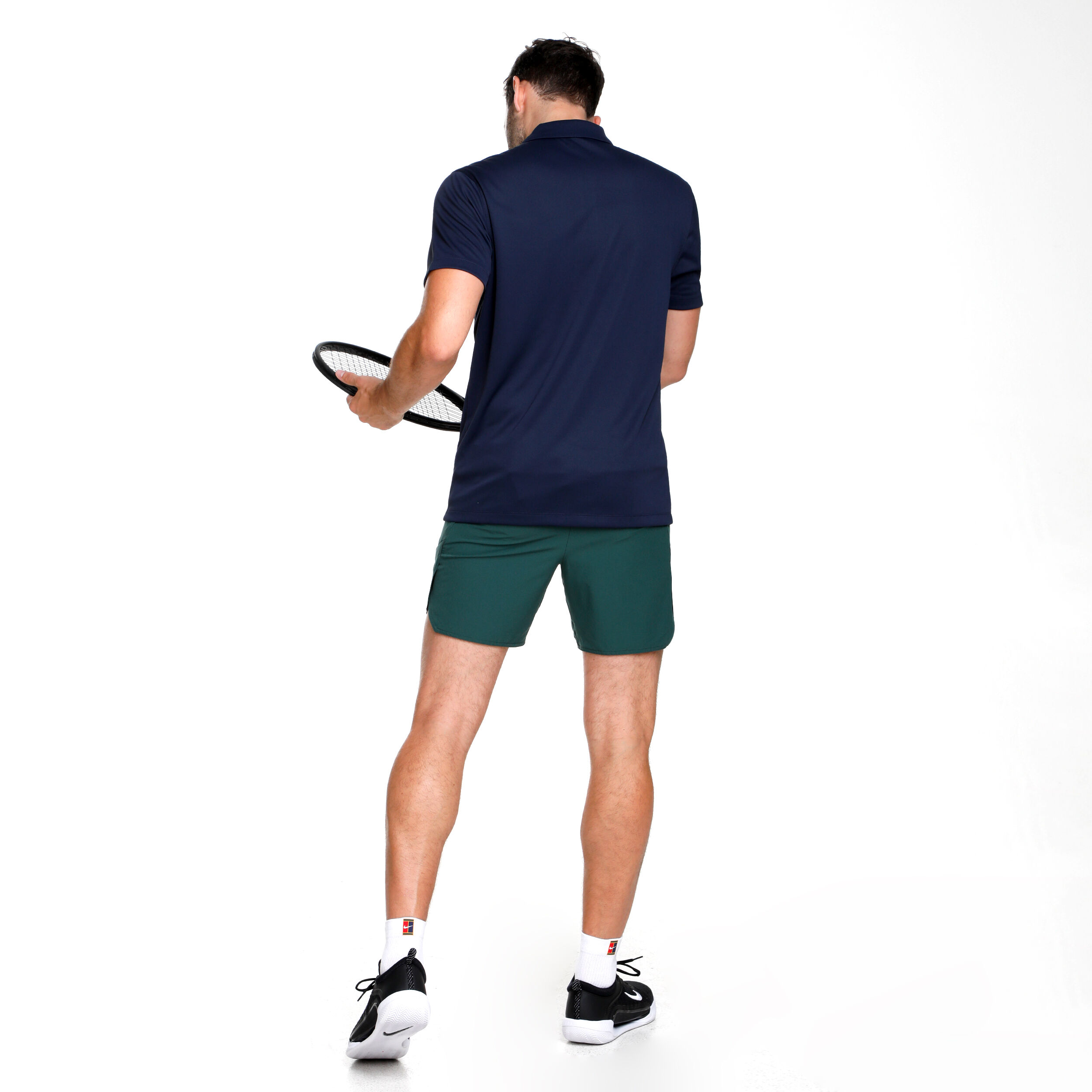 Nike Dri-Fit Solid Polo Hommes - Bleu Foncé