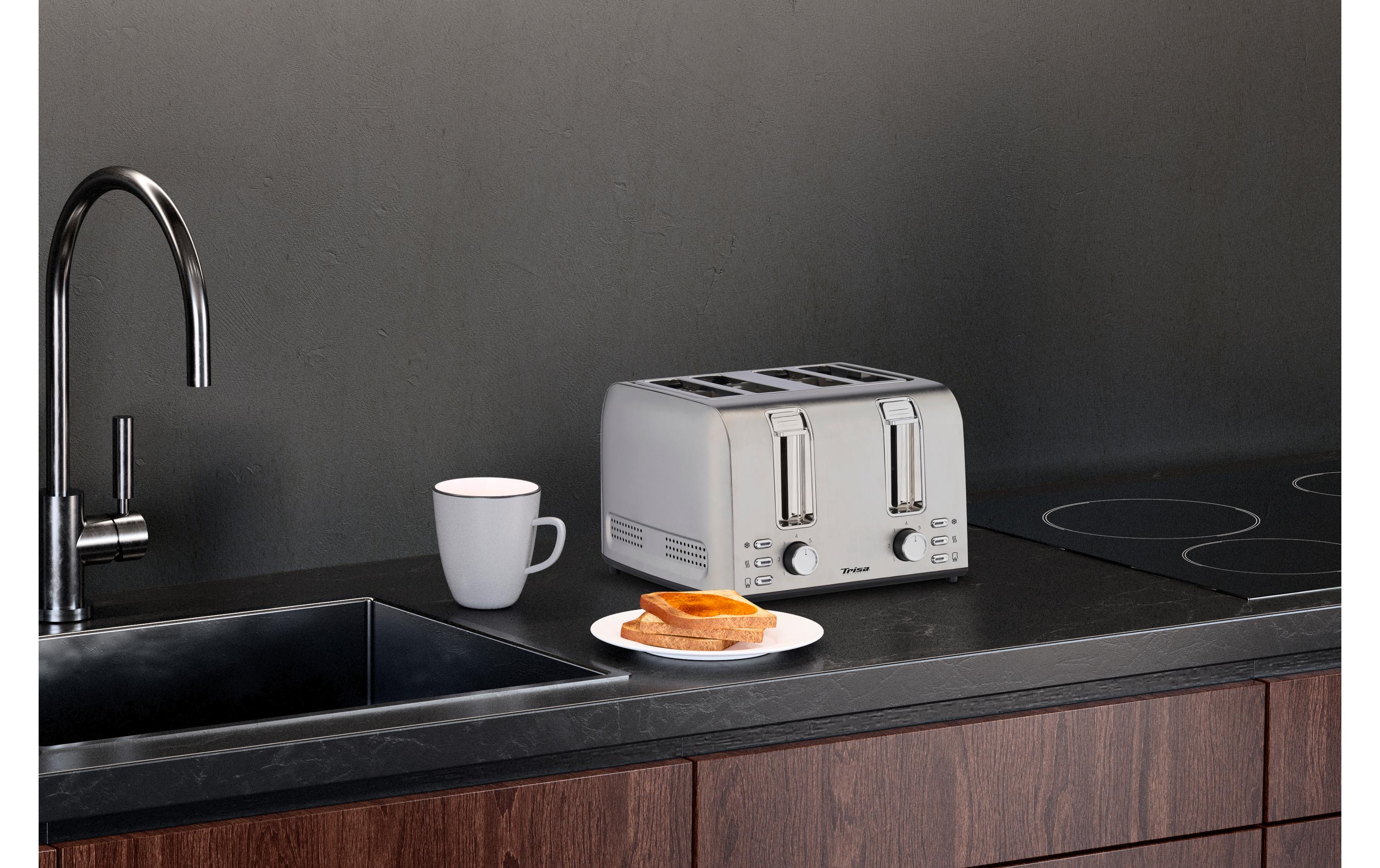Toaster Toast 4 All EdelstahlEdelstahltoaster