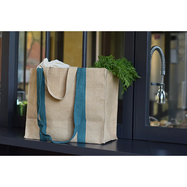 Sac cabas XL Naturel Bleu marine Pebbly