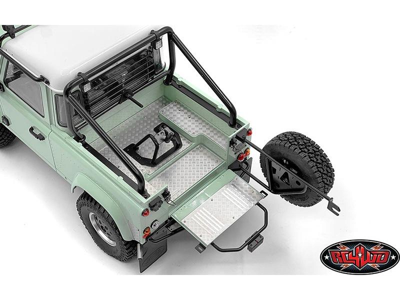 RC4WD Modellbau-Riffelblech Hintere Diamantplatten 2015 Lan Diamantplatten hinten für D90