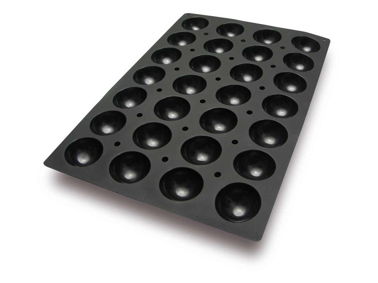 Moule silicone professionnel - 28 demi-sphères Ø 7 cm - 60 x 40 cm - Mallard Ferrière