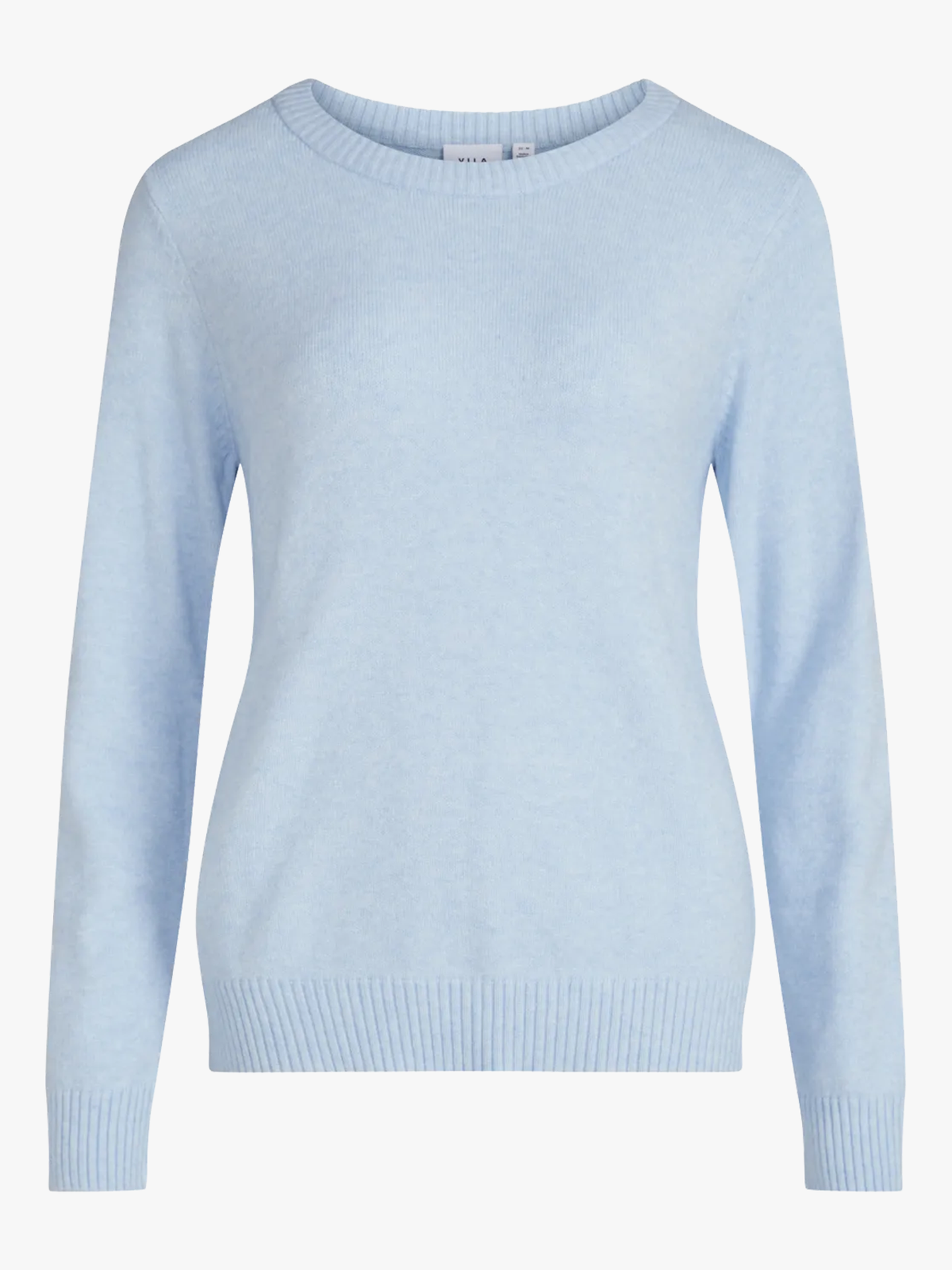 Viril O-Neck Long Sleeve Knit Top