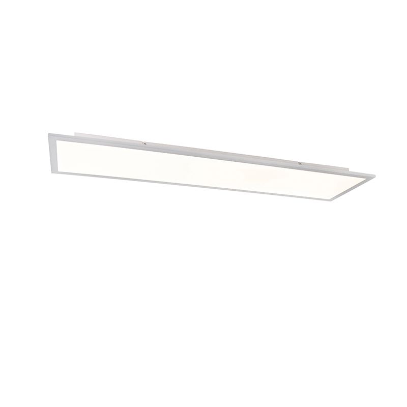 Modern LED paneel staal 120 cm incl. LED - Liv
