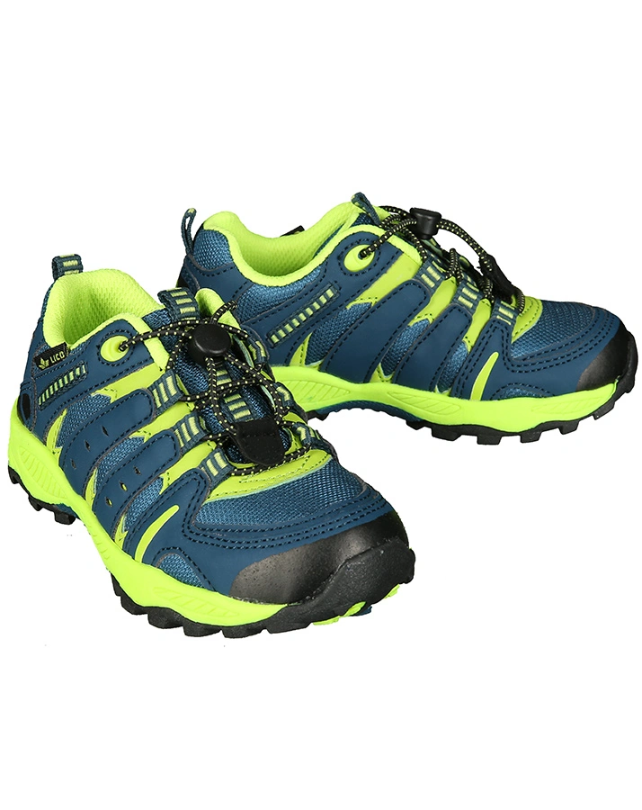 Trekkingschuhe FREMONT mit Schnellschnürsystem in petrol/lemon