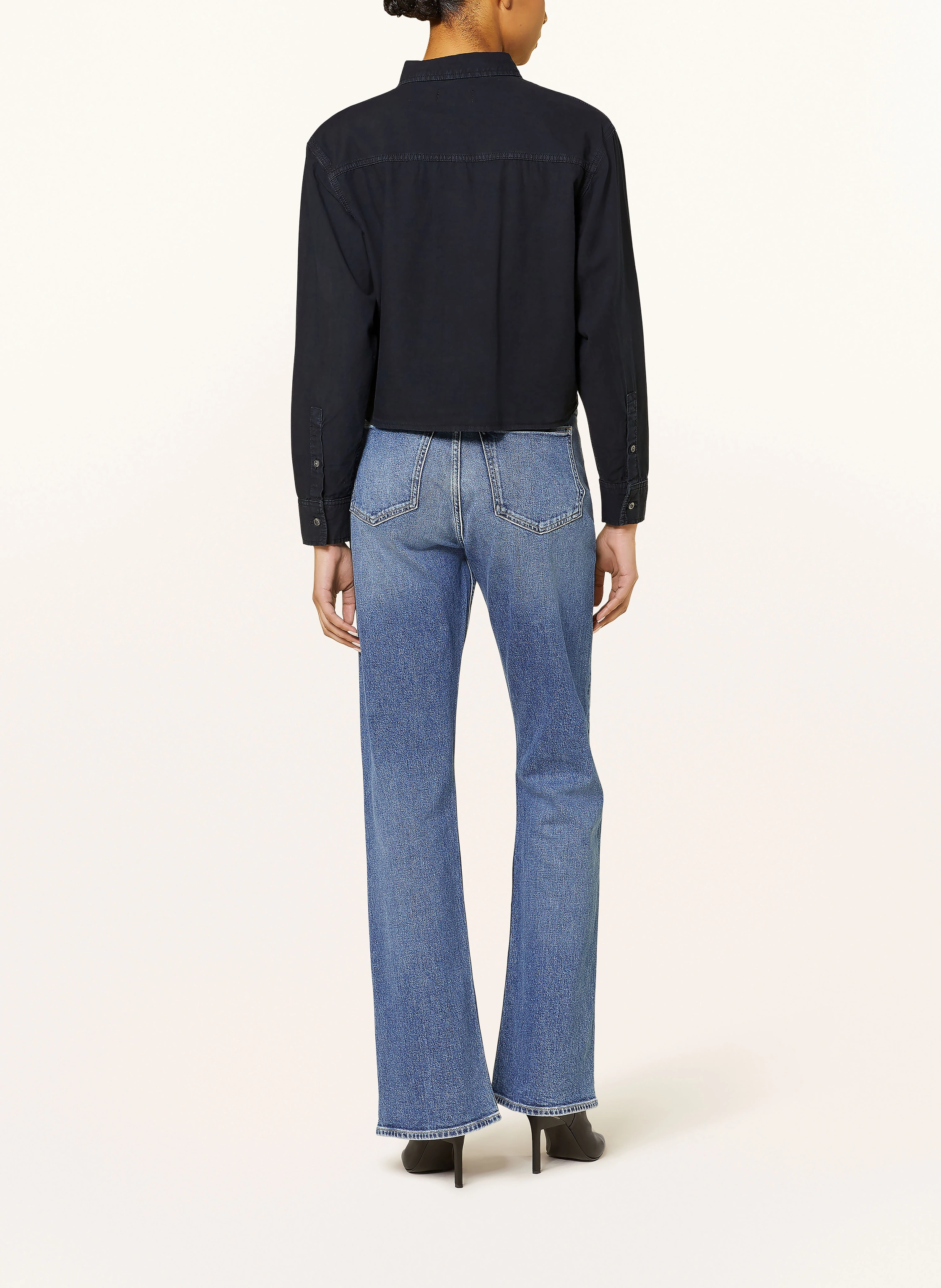 Calvin Klein Jeans Croped-Hemdbluse