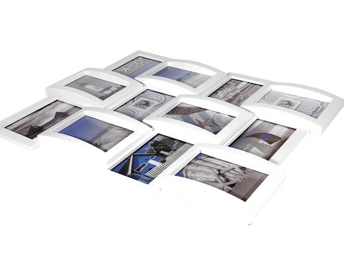 Fotolijst collage Moritz wit 60x40 cm 12 foto's 10,5x15 cm