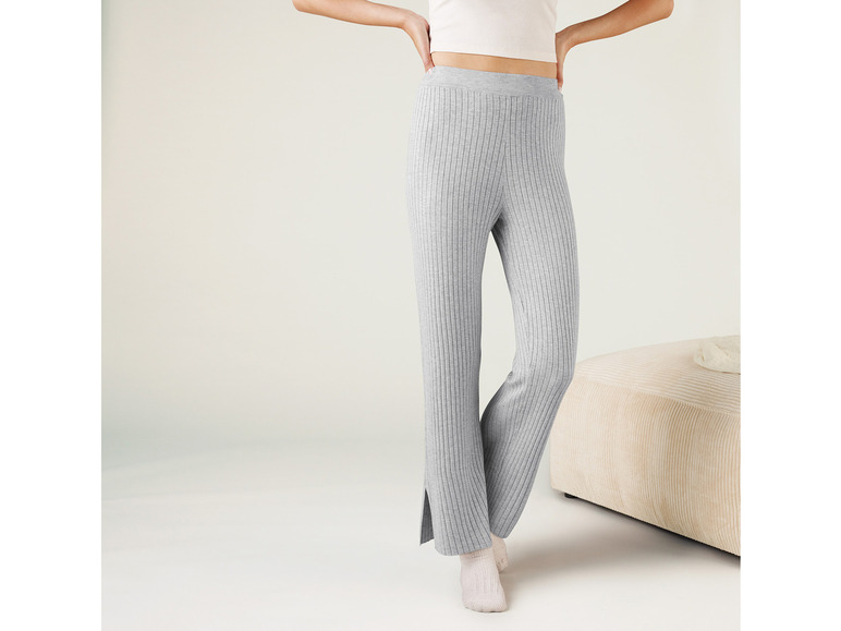 Dames geribde broek