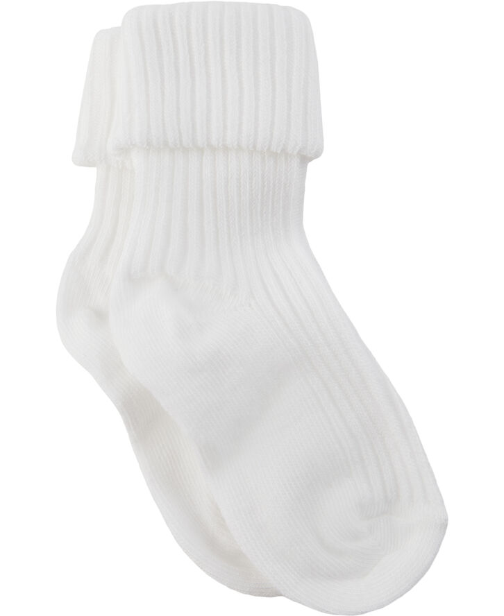 mpKids ANKLESOCK 2/2 PAD BABY Hvid