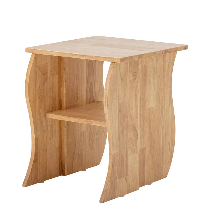 Bloomingville - Bark Hocker, Gummibaumholz