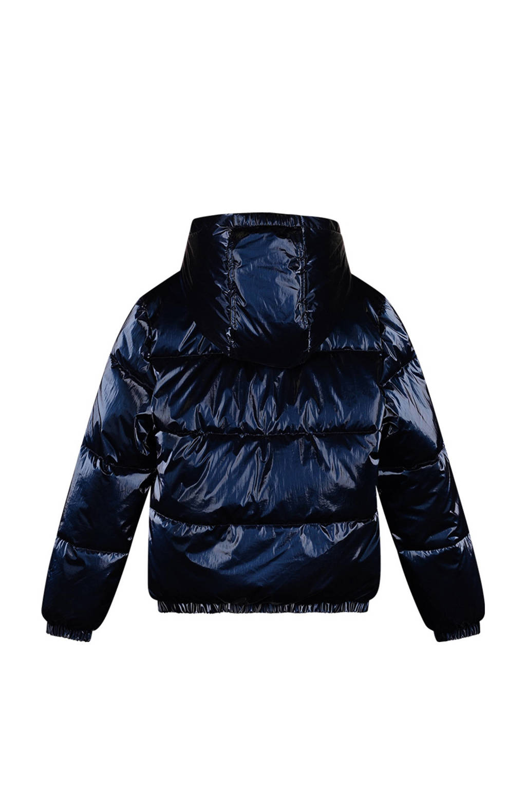 Moodstreet gewatteerde winterjas Julie donkerblauw