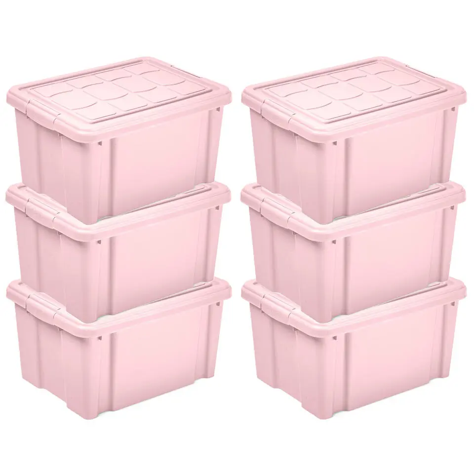 Plasticforte Multi Storage Opslagbox - roze - 16L