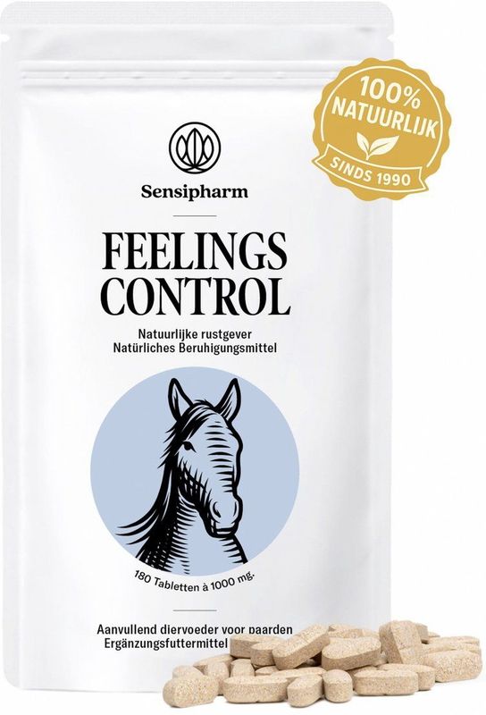Sensipharm - Feelings Control - Kalmeringsmiddel - 90 Tabletten - 100% Natuurlijk