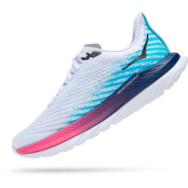 Chaussure running HOKA ONE ONE MACH 5 WHITE/SCUBA BLUE