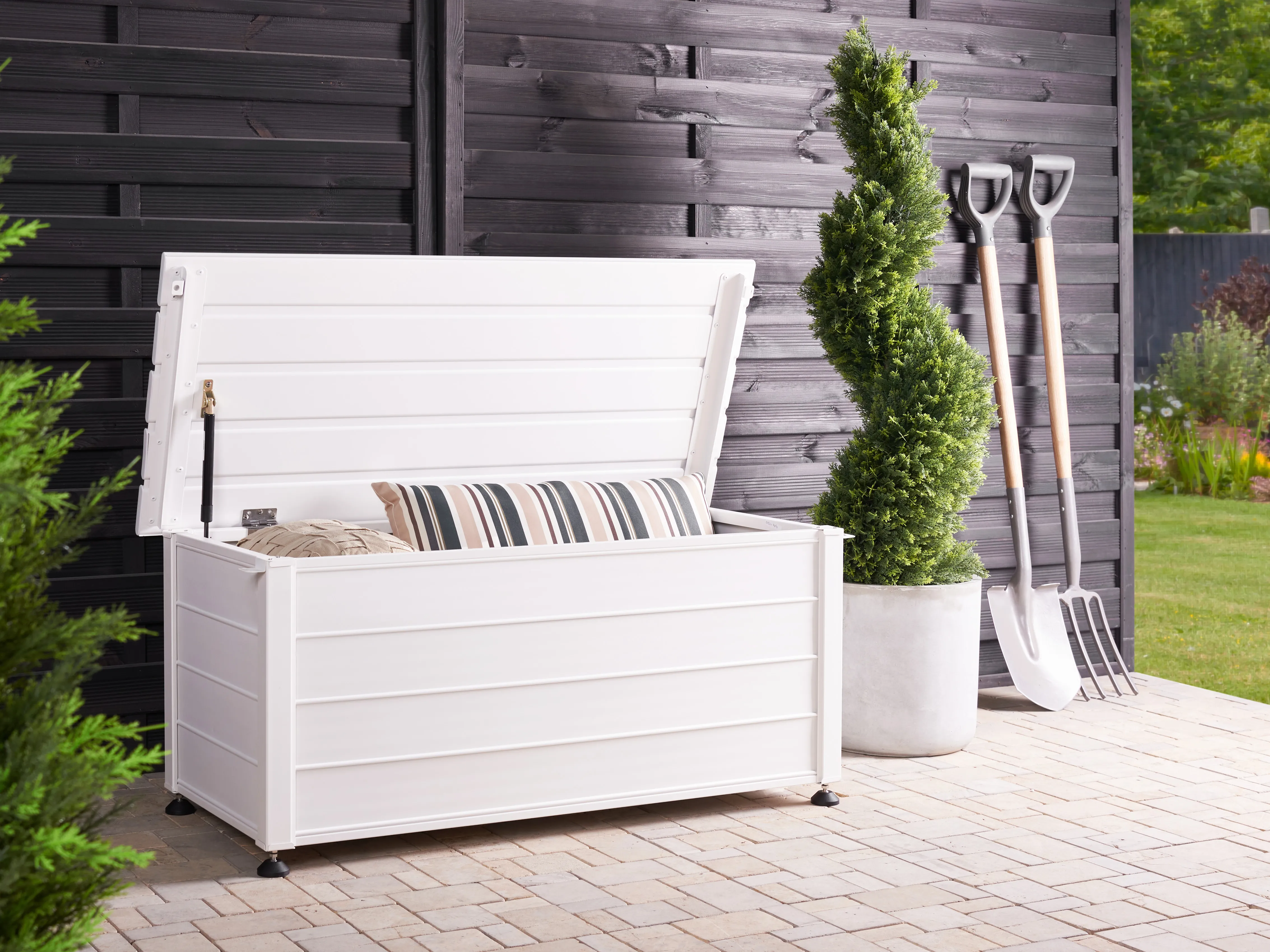 Kussenbox CAMPALTO 113 cm 50 cm Wit