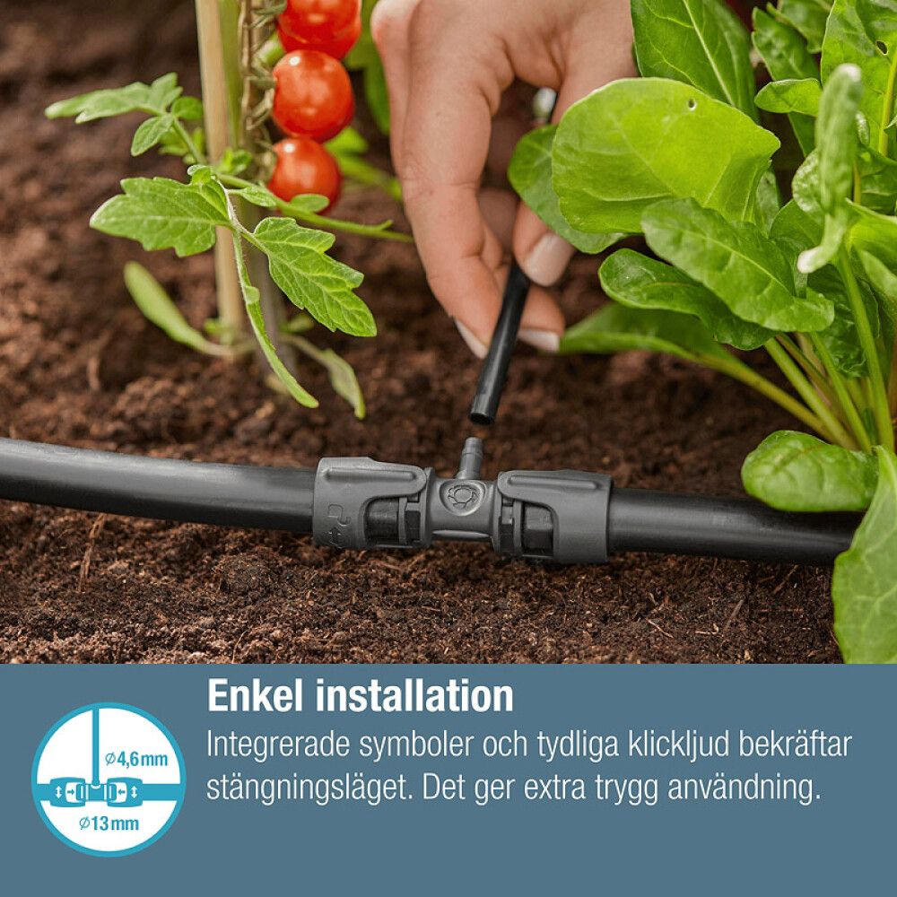 T-KOBLING GARDENA MICRO-DRIP-SYSTEM 1/2