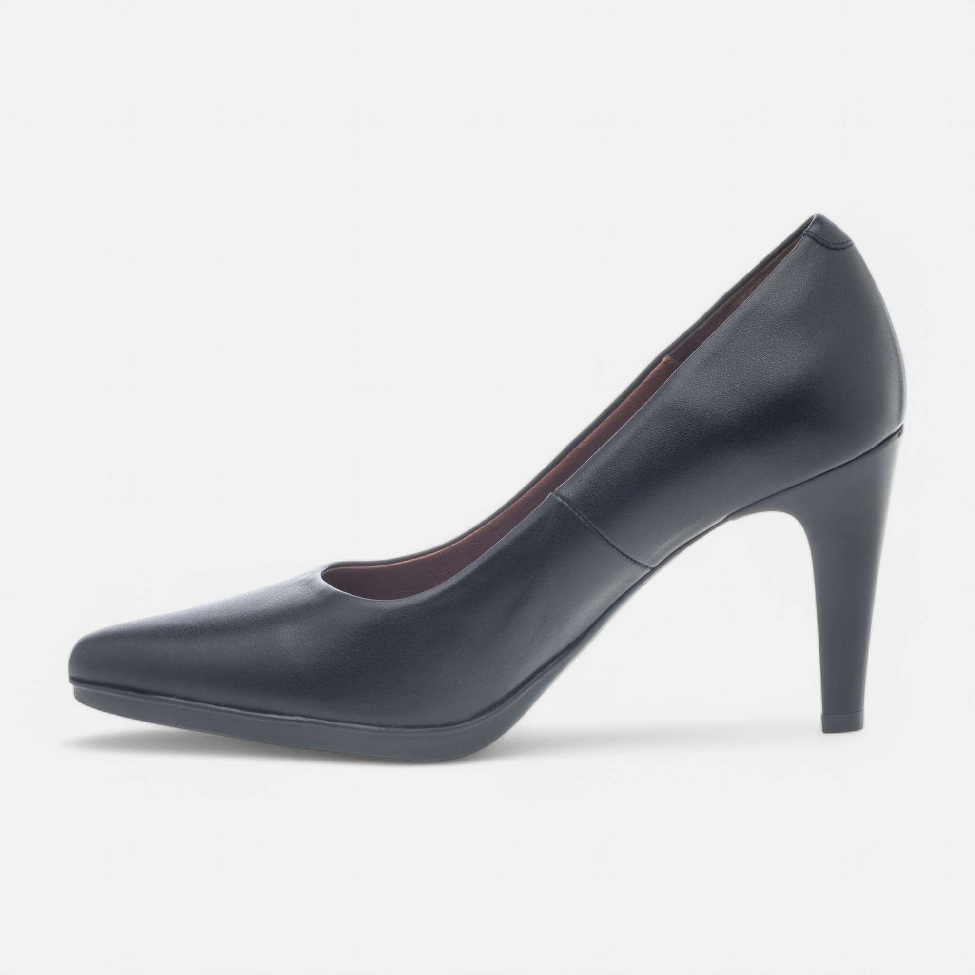 Escarpins à talon Femme en cuir noir