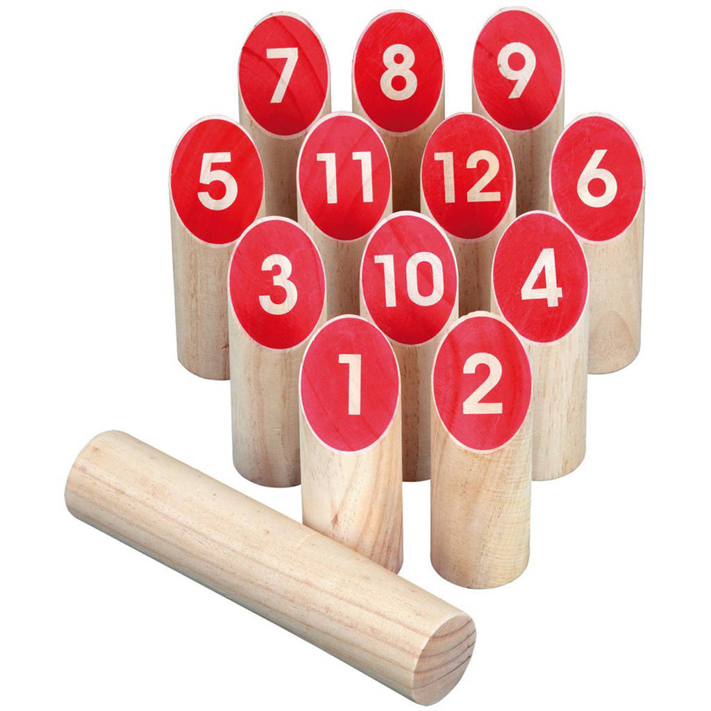 Kubb met nummers