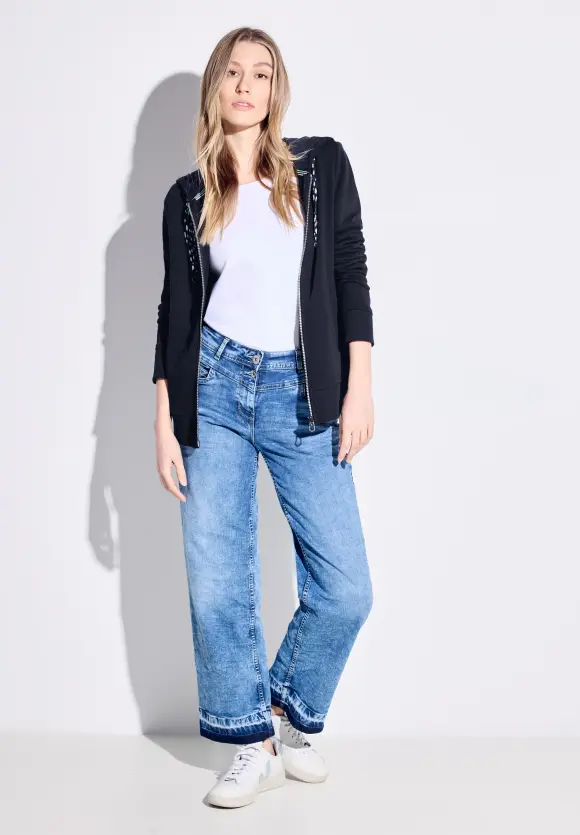 Sweatjacke mit Kapuze - universal blue