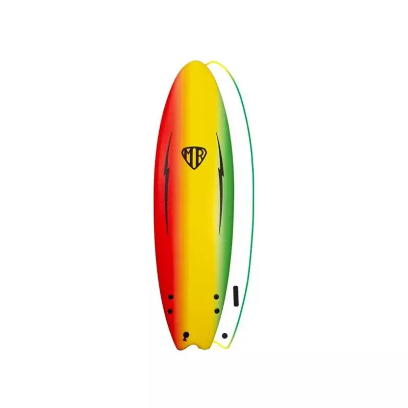 Planche de Surf mousse EZI MR Spray Rasta 6´6
