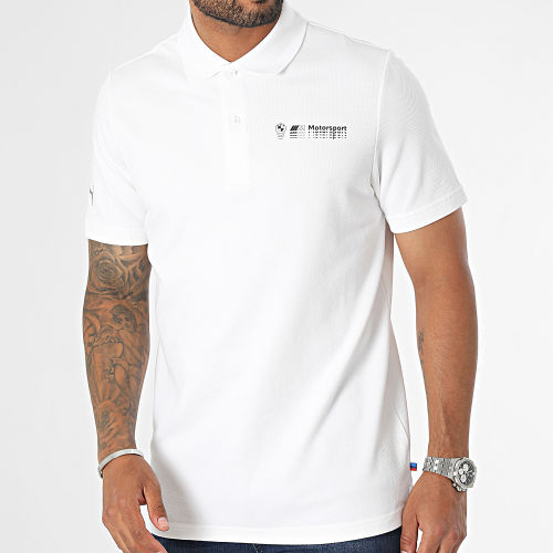 Polo Manches Courtes BMW M Motorsport 621226 Blanc