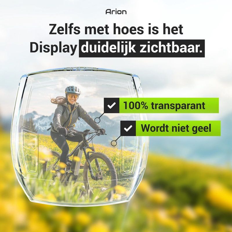ARION - Intuvia Displaybeschermer Set van 2 - Fietscomputer Screenprotector - Transparant - Krasbestendig
