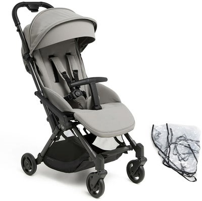 Beemoo Easy Fly Lux 4 Trille inkl Regntrekk, Stone Grey