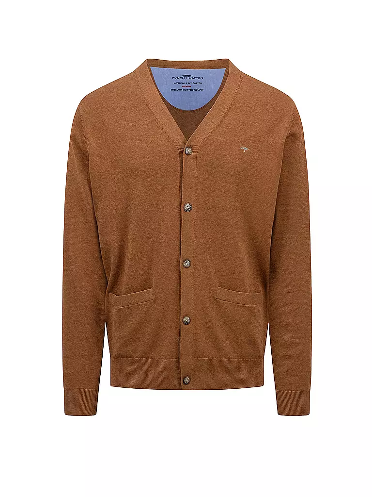 FYNCH HATTON Strickjacke braun