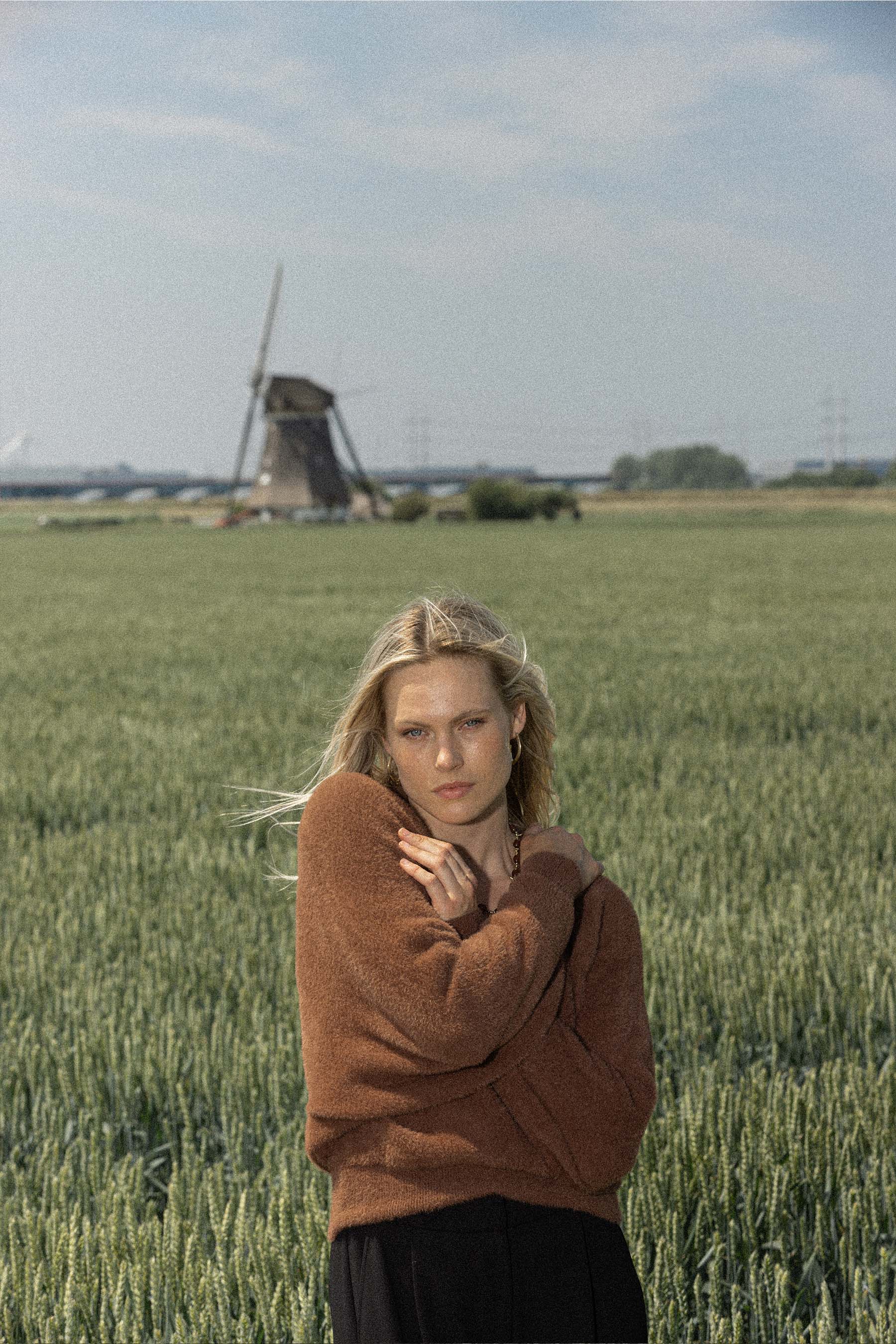 wikkel trui in fluffy garen