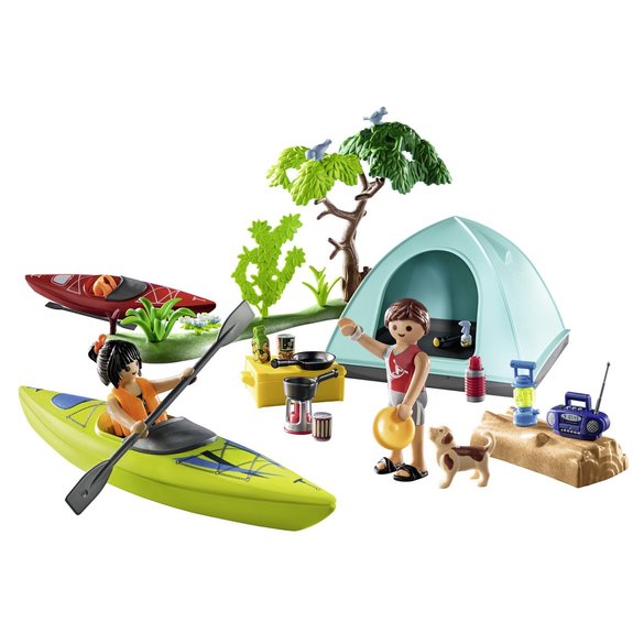 Famille et tente Playmobil 71425 Family Fun camping