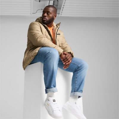 PumaESS Hooded Padded Jacket - beige
