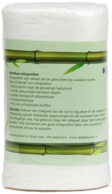 Ibd Inlegvellen Bamboe Rol 100 stuks