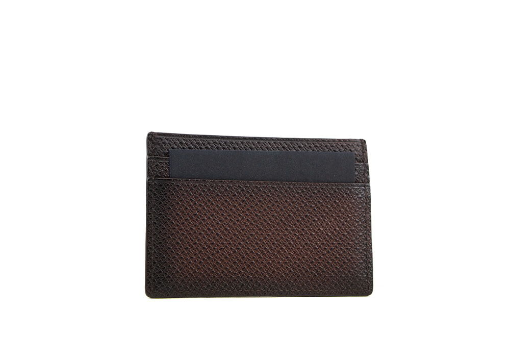 Magnanni Card Holder Grab. Cott Caoba Brown