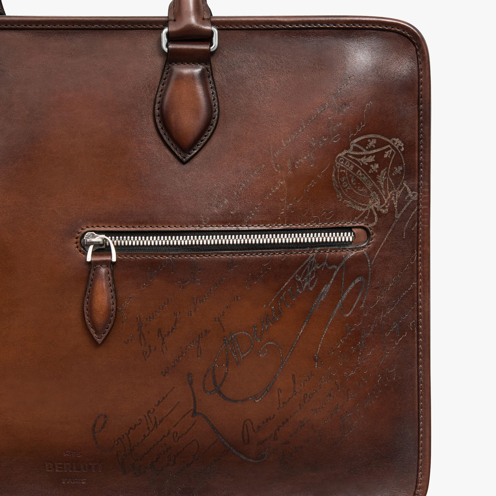 Cartable Deux Jours En Cuir Scritto