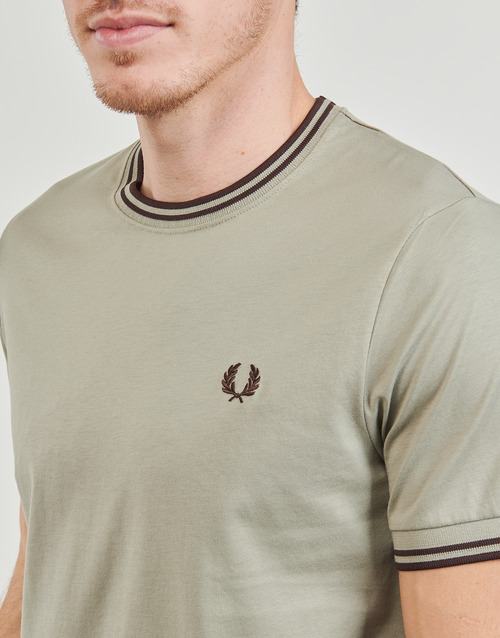 Fred Perry - TWIN TIPPED T-SHIRT - Gris