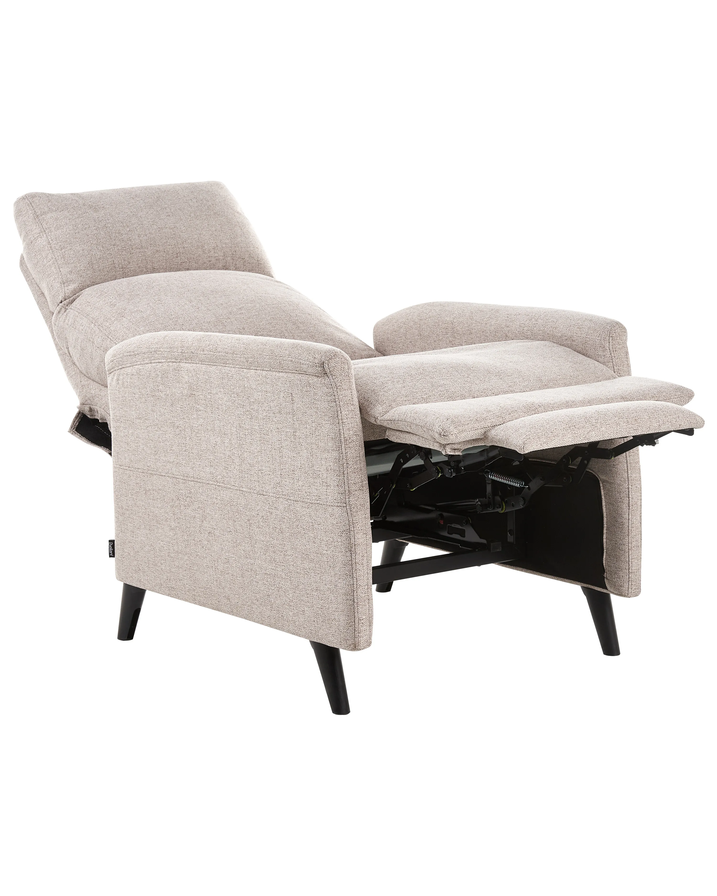 Relaxfauteuil SELVIK inclusief voetensteun Stof Taupe