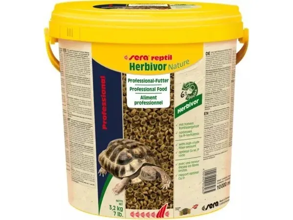 Reptil Professional Herbivor Nature 10 l, granulat - gady, pokarm uzupełniający