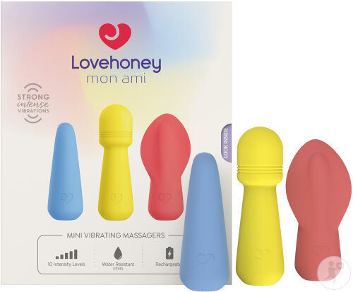 Lovehoney Mon Ami Trio Of Vibrating Massagers 3 Pièces