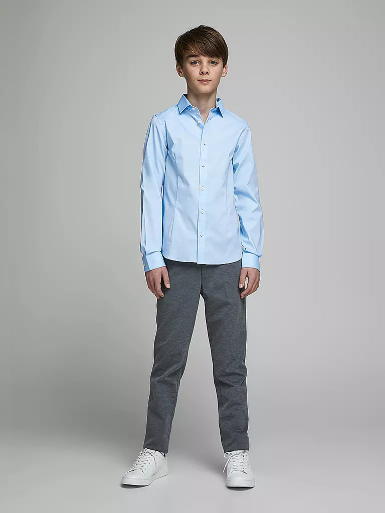 JACK & JONES Jungen Hemd JJIPARMA blau