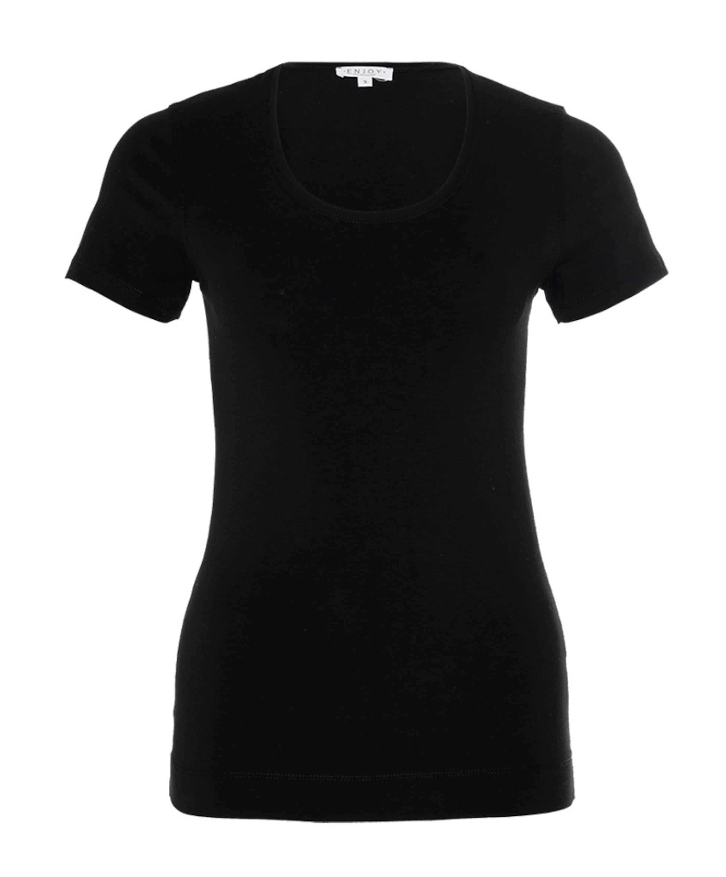 Enjoy Dames T-shirt zwart