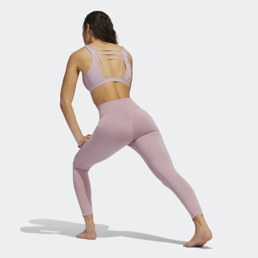 adidas Collant Yoga Luxe Studio - Rose Femme